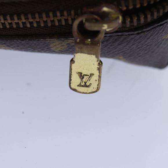 LOUIS VUITTON Monogram Trousse Demi Ronde Cosmetic Pouch M47520 LV Auth 78651 - Picture 8 of 16